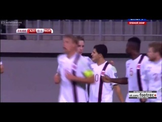 Азербайджан - Норвегия 0:1 видео